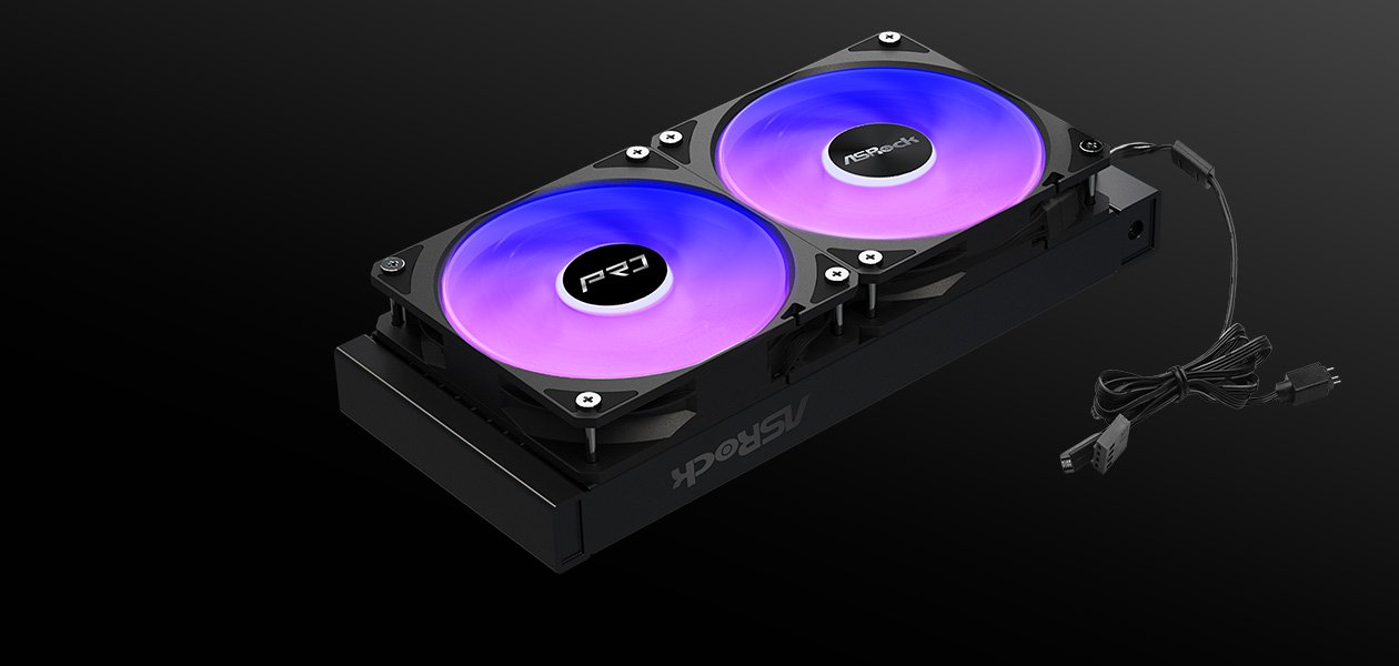 4SET-Pre-installed Fan with Hidden Cable Routing